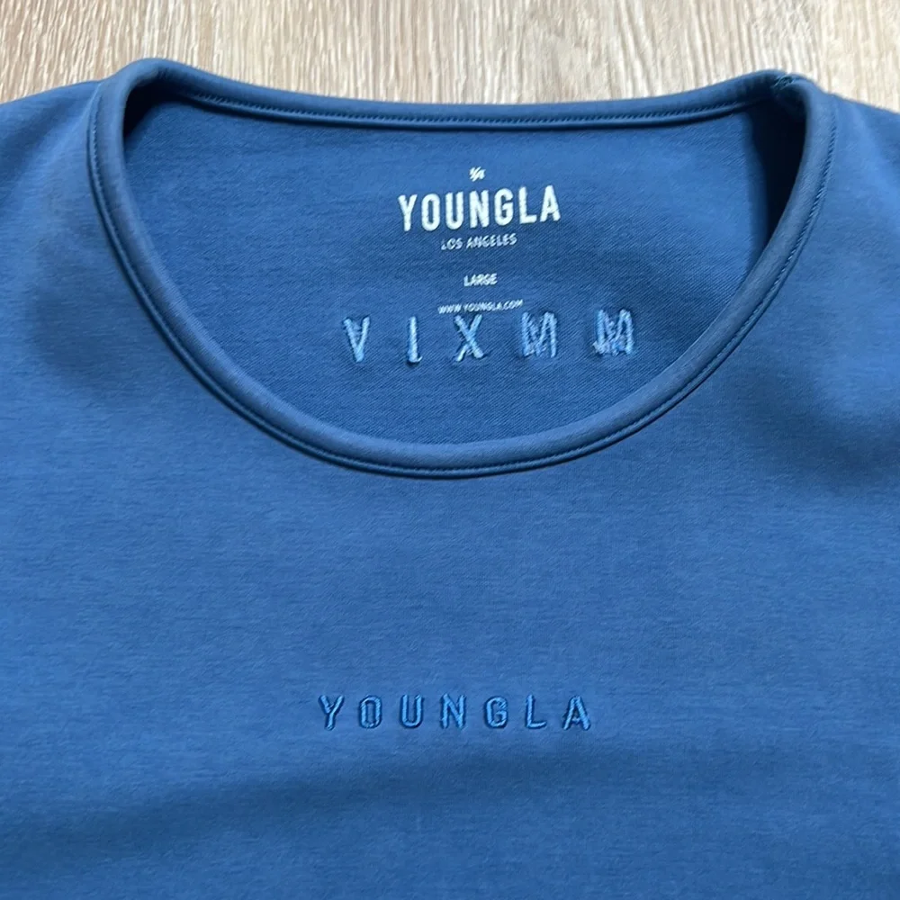 YoungLA Men's Blue Tank Top - Picture 2 of 5